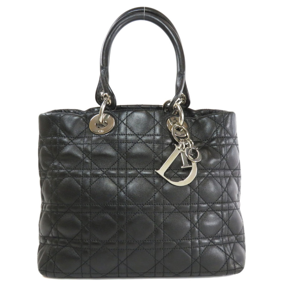 Christian Dior Handbag Calf Black